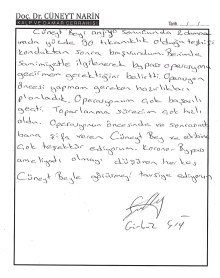 Toparlanma sürecim çok hızlı oldu